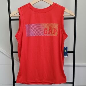 GAP Kids GapFit Red Graphic Sleeveless Tank